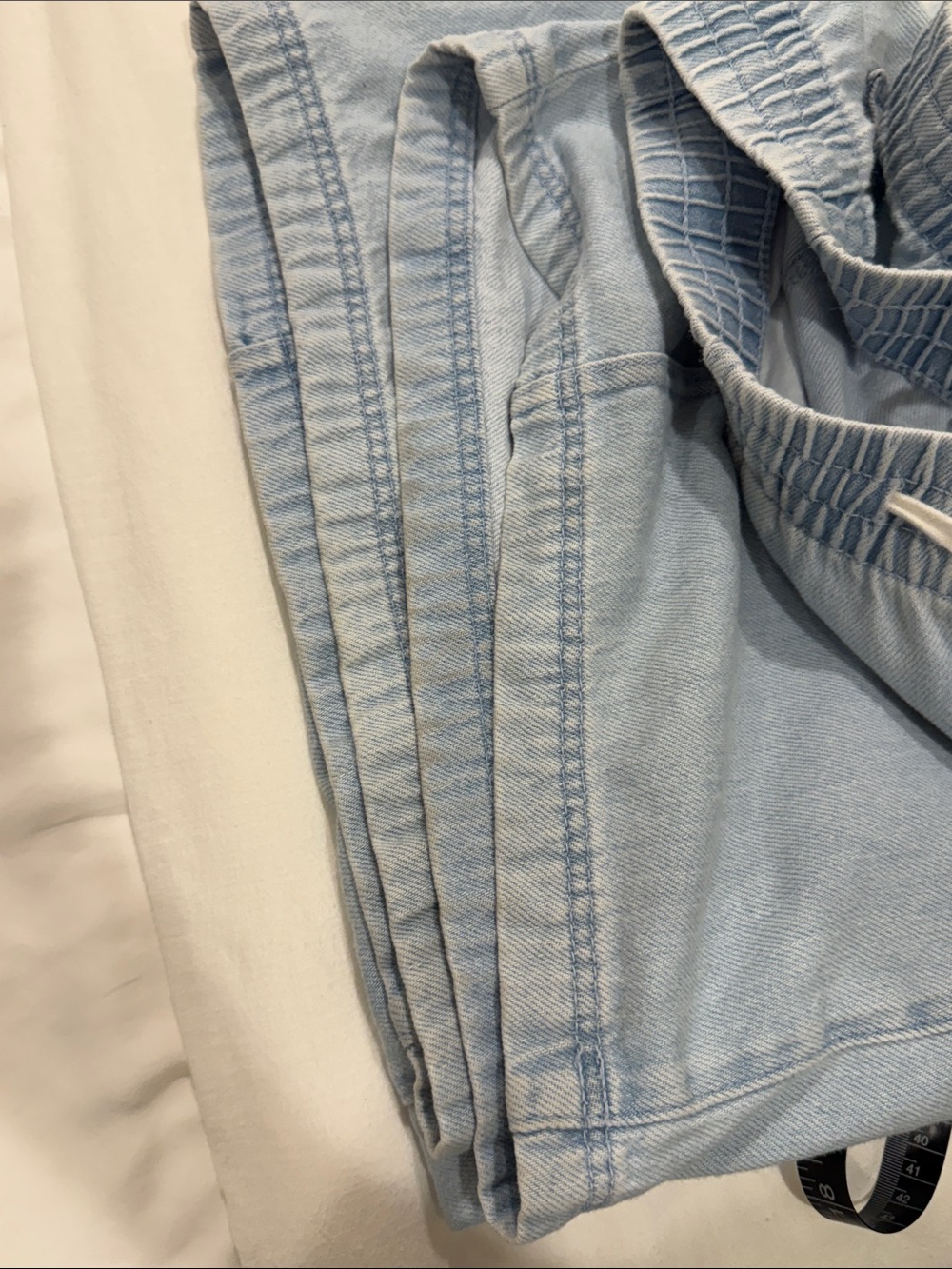 Universal Thread Light Blue Wide-Leg Drawstring Jeans - Picture 8 of 8